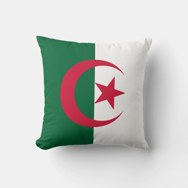 Algerische Flagge Kissen (Vorderseite)