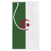 Algerische Flagge Kleine Geschenktüte (Rückseite)