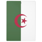 Algerische Flagge Klemmbrett (Rückseite)
