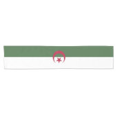 Algerische Flagge Kurzer Tischläufer (Horizontal)