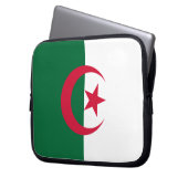 Algerische Flagge Laptop-Sieb Laptopschutzhülle (Vorderseite Links)
