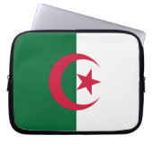 Algerische Flagge Laptop-Sieb Laptopschutzhülle (Vorderseite)