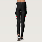 algerische Flagge Leggings (Rückseite)