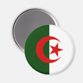 algerische Flagge Magnet (Vorderseite/Rückseite)