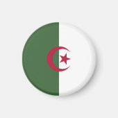 Algerische Flagge Magnet (Vorne)