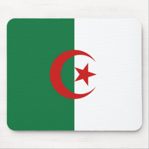 Algerische Flagge Mousepad