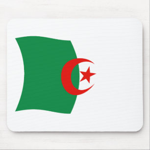 Algerische Flagge Mousepad