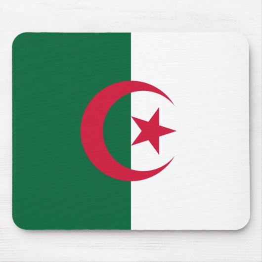algerische Flagge Mousepad (Vorne)