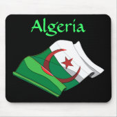 Algerische Flagge Mousepad (Vorne)