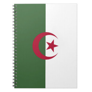 Algerische Flagge Notizblock