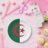 Algerische Flagge Pappteller (Party)
