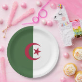 Algerische Flagge Pappteller (Party)