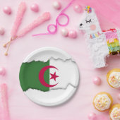 Algerische Flagge Pappteller (Party)