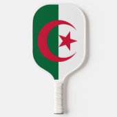 algerische Flagge Pickleball Schläger (Vorderseite)