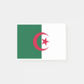 algerische Flagge Post-it Klebezettel (Vorderseite)