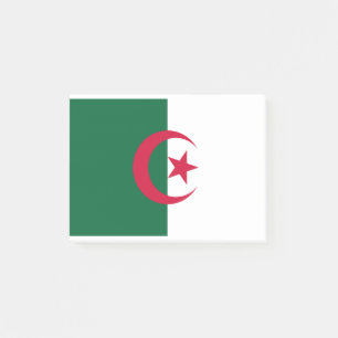algerische Flagge Post-it Klebezettel