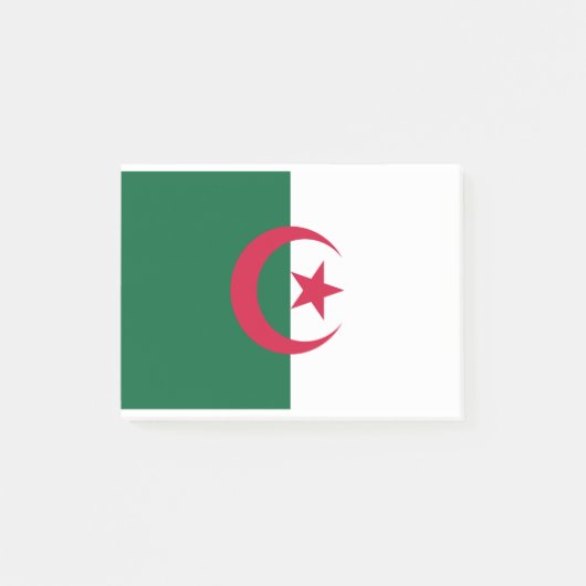 algerische Flagge Post-it Klebezettel (Vorderseite)