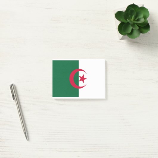 algerische Flagge Post-it Klebezettel (Büro)