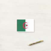 algerische Flagge Post-it Klebezettel (Auf Schreibtisch)