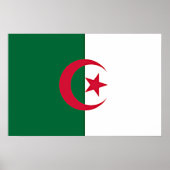 Algerische Flagge Poster (Vorne)