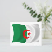Algerische Flagge Postkarte (Stehend Vorderseite)