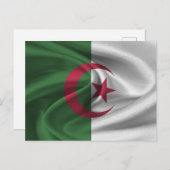 algerische Flagge Postkarte (Vorne/Hinten)