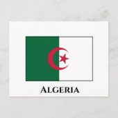 algerische Flagge Postkarte (Vorderseite)