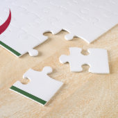 Algerische Flagge Puzzle (Seite)
