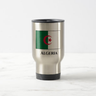 algerische Flagge Reisebecher