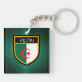 algerische Flagge Schlüsselanhänger (Rückseite)