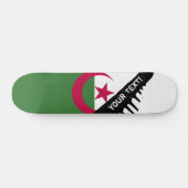 algerische Flagge Skateboard (Horizontal)