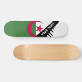algerische Flagge Skateboard (Horizontal)