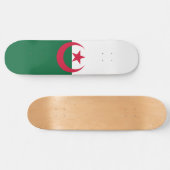 algerische Flagge Skateboard (Horizontal)