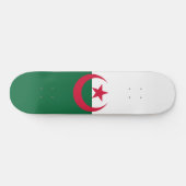 algerische Flagge Skateboard (Horizontal)