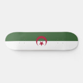 Algerische Flagge Skateboard (Horizontal)