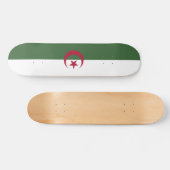 Algerische Flagge Skateboard (Horizontal)