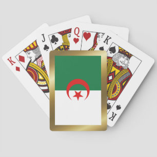 Algerische Flagge Spielkarten