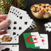 algerische Flagge Spielkarten (In Situ)