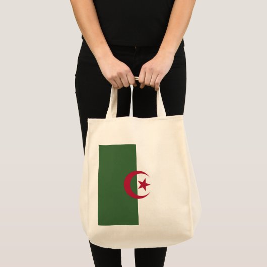 Algerische Flagge Tragetasche (Vorderseite (Produkt))