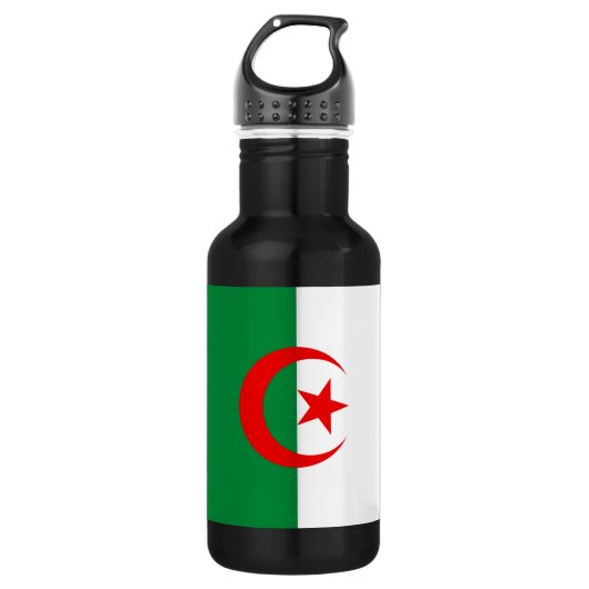 algerische Flagge Trinkflasche (Vorderseite)