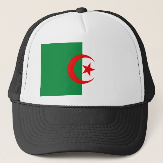 algerische Flagge Truckerkappe (Vorderseite)