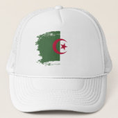 Algerische Flagge Truckerkappe (Vorderseite)