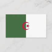 Algerische Flagge Visitenkarte (Vorderseite)