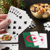 Algerische Flaggenspiele, Algerien Spielkarten (In Situ)