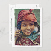 Algerische Girl-Postkarte Postkarte (Vorne/Hinten)