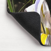 Algerische Iris Hyperrealistische Wildblume Malere Mousepad (Ecke)
