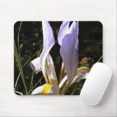 Algerische Iris Hyperrealistische Wildblume Malere Mousepad (Mit Mouse)