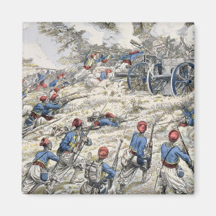 Algerische Riflemen der französischen Armee Magnet