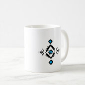 Algerischer Amazigh Geistlicher Schutz böses Auge Kaffeetasse (VorderseiteRechts)
