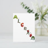 Algerischer Chili Paprikaschoten Postkarte (Stehend Vorderseite)